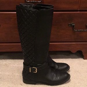 Tall black Express boots